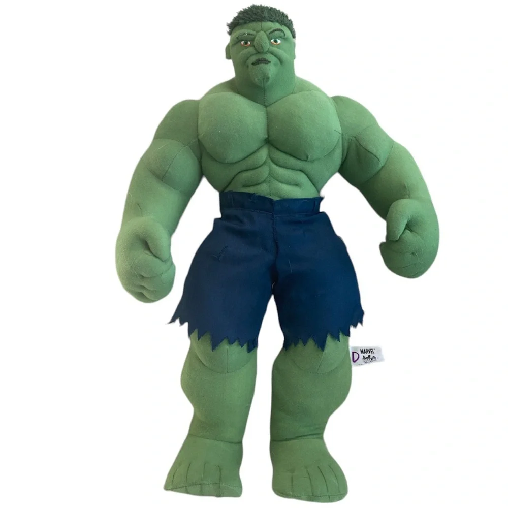 Vintage Marvel Hulk Y2K Action Figure Large Super Hero’s Avengers Toy Rare 2003
